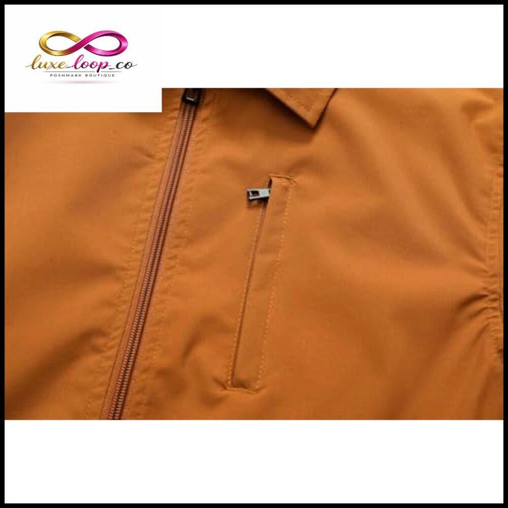 Lightweight Windbreaker Jacket Full Zip Golf Business Casual Modern Fit - Picture 3 of 7
